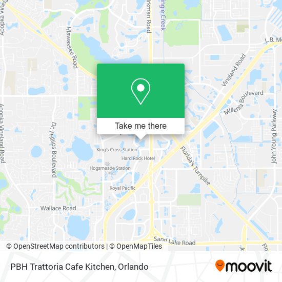 Mapa de PBH Trattoria Cafe Kitchen
