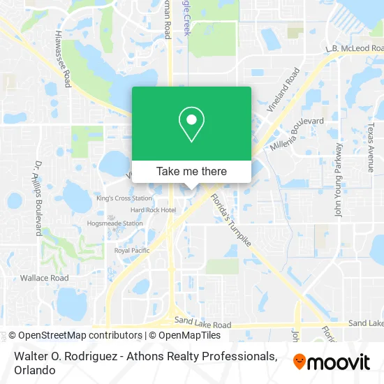 Walter O. Rodriguez - Athons Realty Professionals map