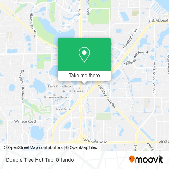 Double Tree Hot Tub map