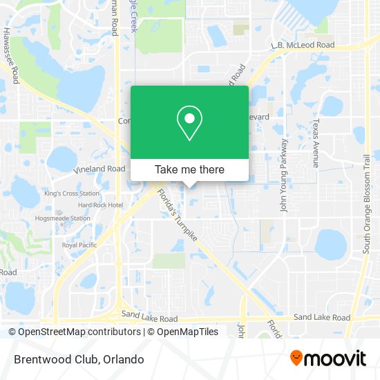 Mapa de Brentwood Club
