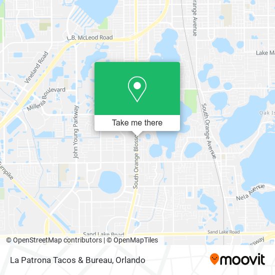 La Patrona Tacos & Bureau map