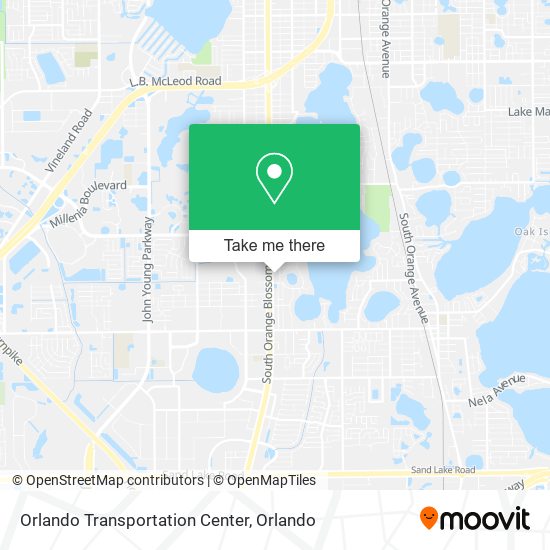 Orlando Transportation Center map