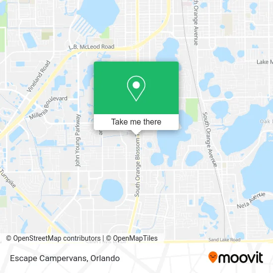 Escape Campervans map