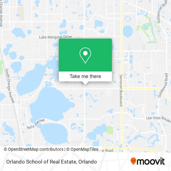 Mapa de Orlando School of Real Estate