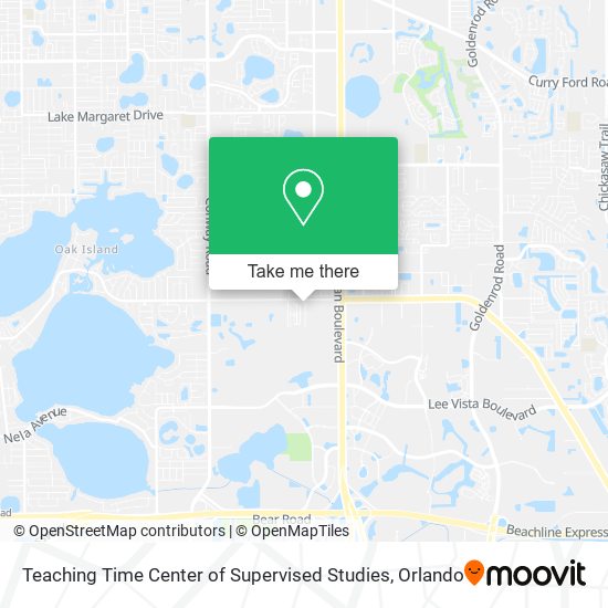 Teaching Time Center of Supervised Studies map