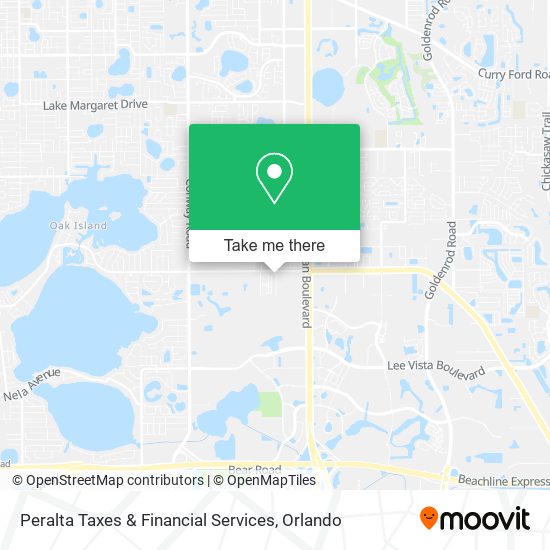 Peralta Taxes & Financial Services map