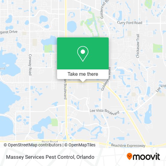 Massey Services Pest Control map