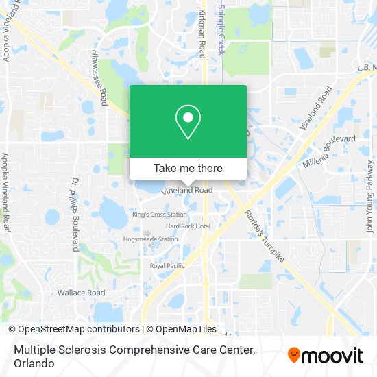 Mapa de Multiple Sclerosis Comprehensive Care Center