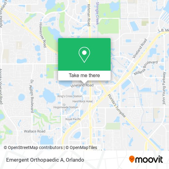 Emergent Orthopaedic A map