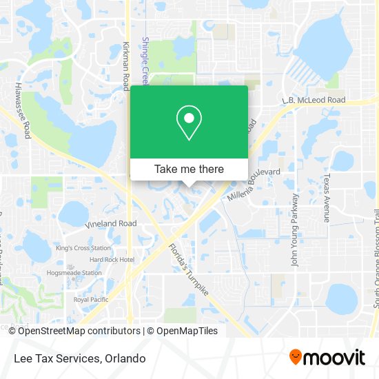 Mapa de Lee Tax Services