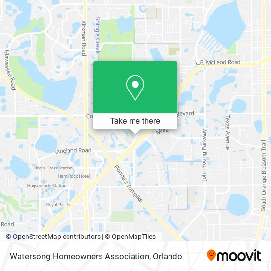 Watersong Homeowners Association map