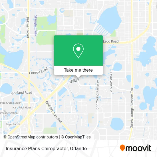 Insurance Plans Chiropractor map