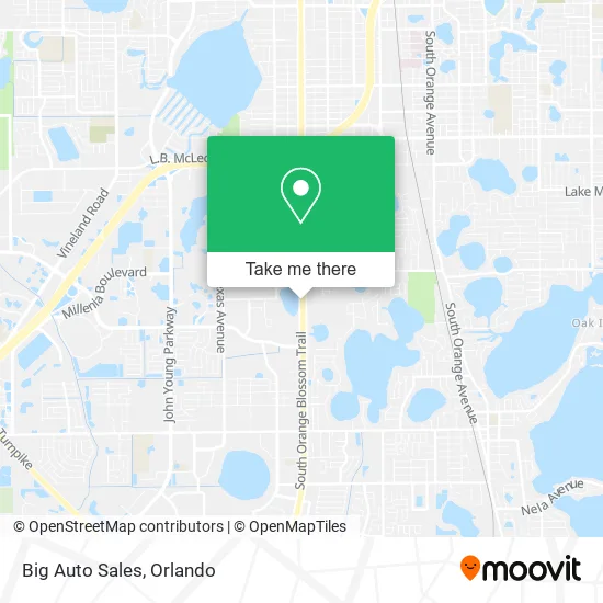 Mapa de Big Auto Sales