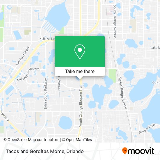 Tacos and Gorditas Mome map