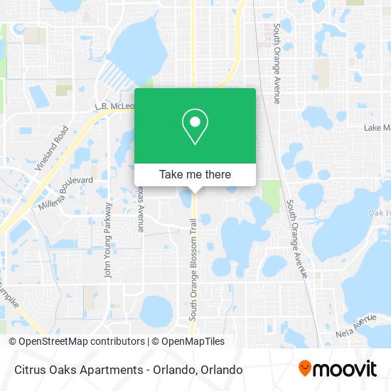 Citrus Oaks Apartments - Orlando map