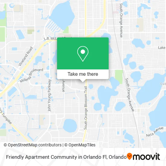 Friendly Apartment Community in Orlando Fl map