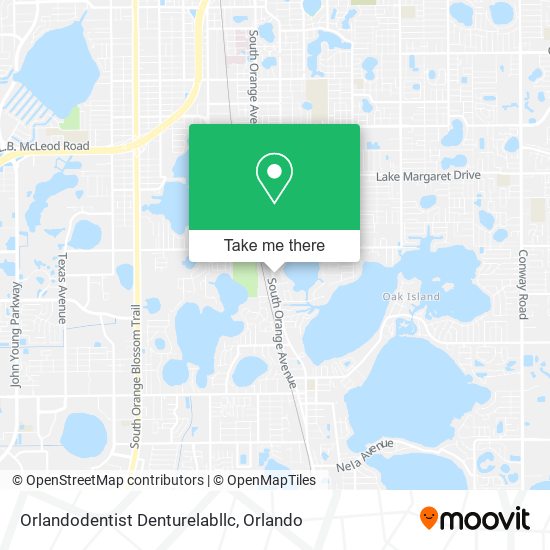 Orlandodentist Denturelabllc map