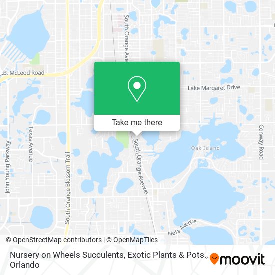 Mapa de Nursery on Wheels Succulents, Exotic Plants & Pots.