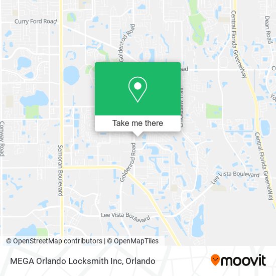 Mapa de MEGA Orlando Locksmith Inc