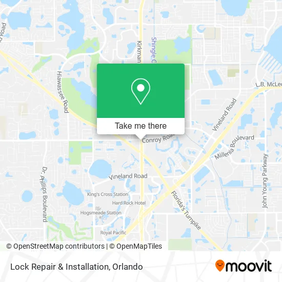 Lock Repair & Installation map