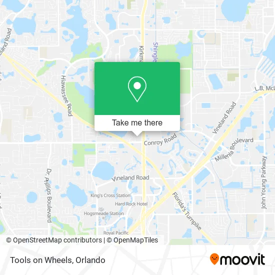 Mapa de Tools on Wheels