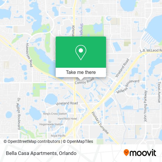Mapa de Bella Casa Apartments