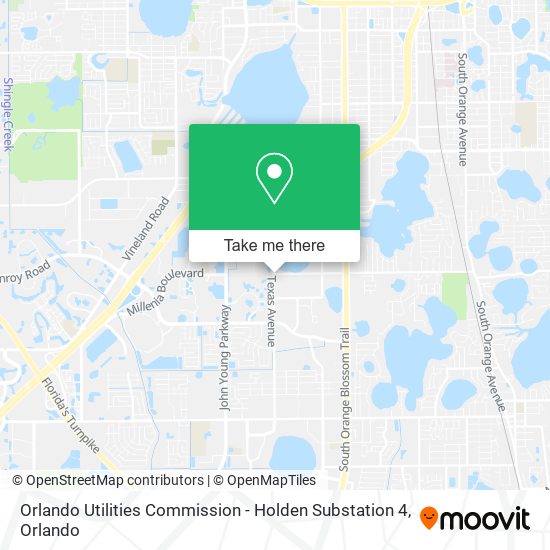 Orlando Utilities Commission - Holden Substation 4 map