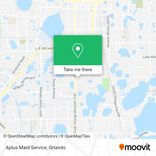 Aplus Maid Service map