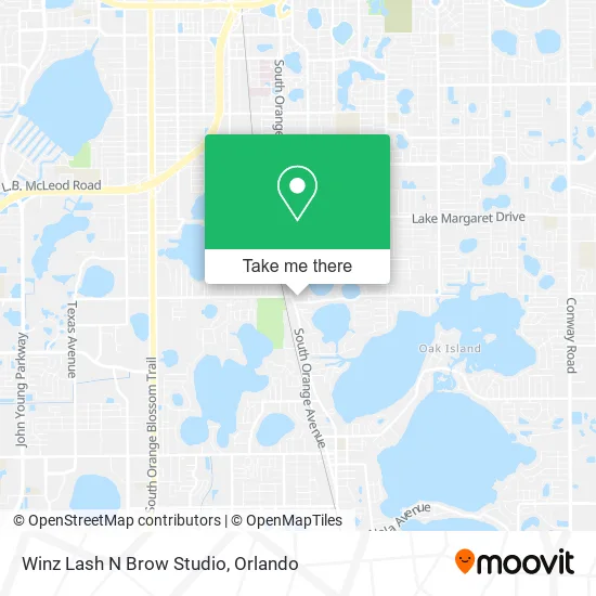 Winz Lash N Brow Studio map