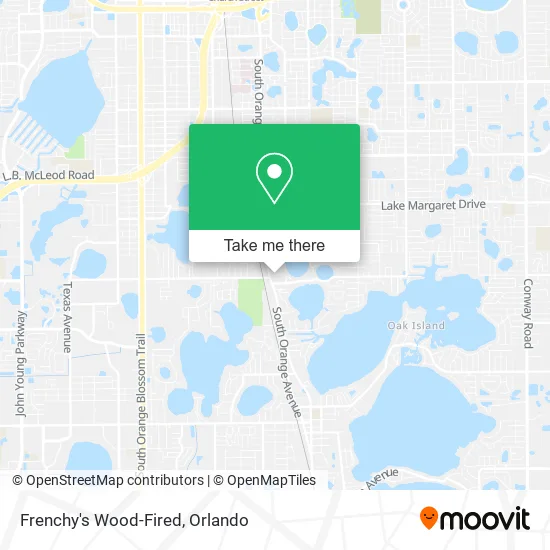 Frenchy's Wood-Fired map