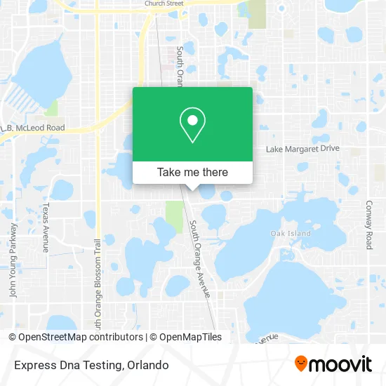 Express Dna Testing map