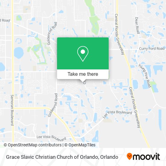 Mapa de Grace Slavic Christian Church of Orlando