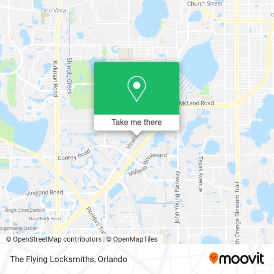 Mapa de The Flying Locksmiths