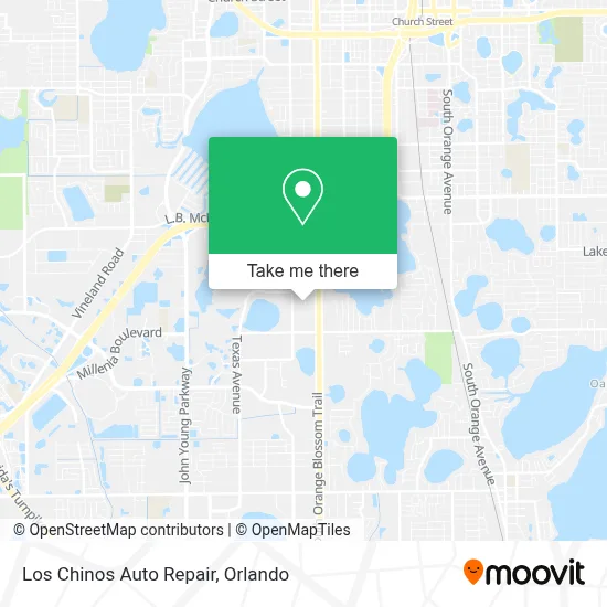 Los Chinos Auto Repair map