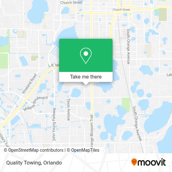 Quality Towing map