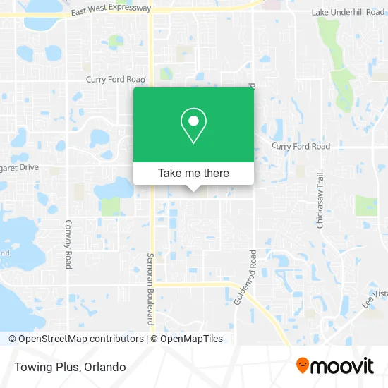 Towing Plus map