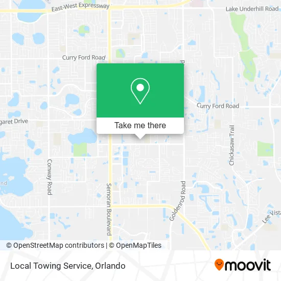 Local Towing Service map