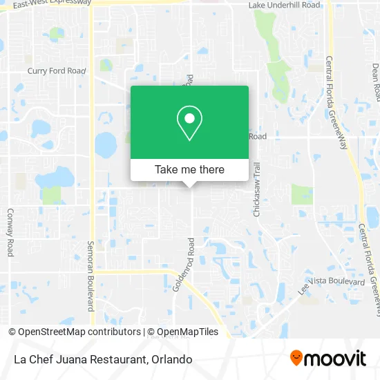 La Chef Juana Restaurant map
