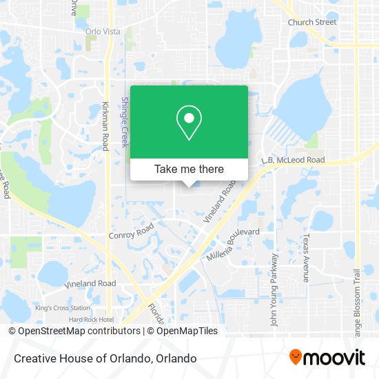 Mapa de Creative House of Orlando