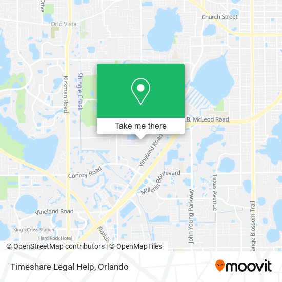 Timeshare Legal Help map