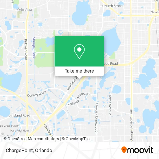 Mapa de ChargePoint