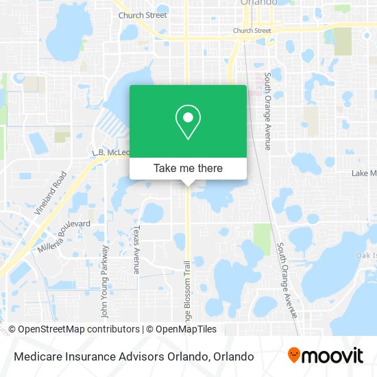 Mapa de Medicare Insurance Advisors Orlando