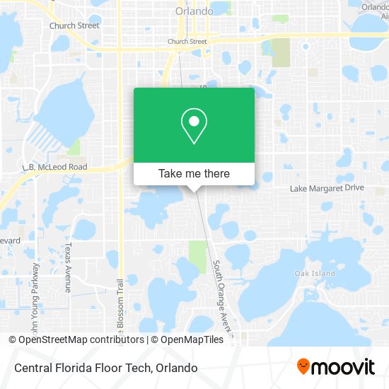 Central Florida Floor Tech map