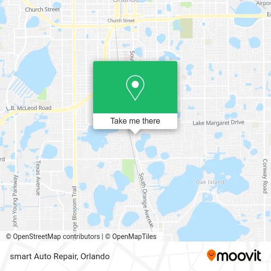 smart Auto Repair map