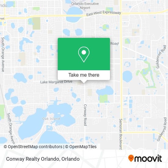 Conway Realty Orlando map