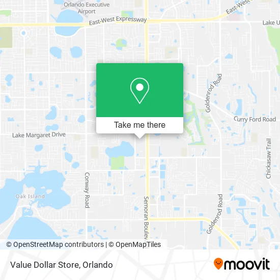 Mapa de Value Dollar Store