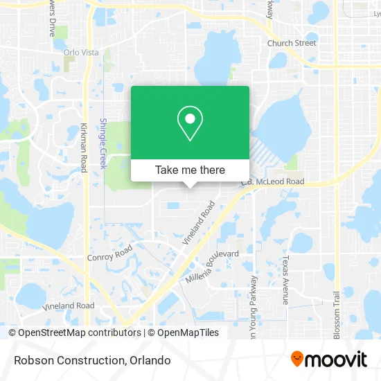 Robson Construction map