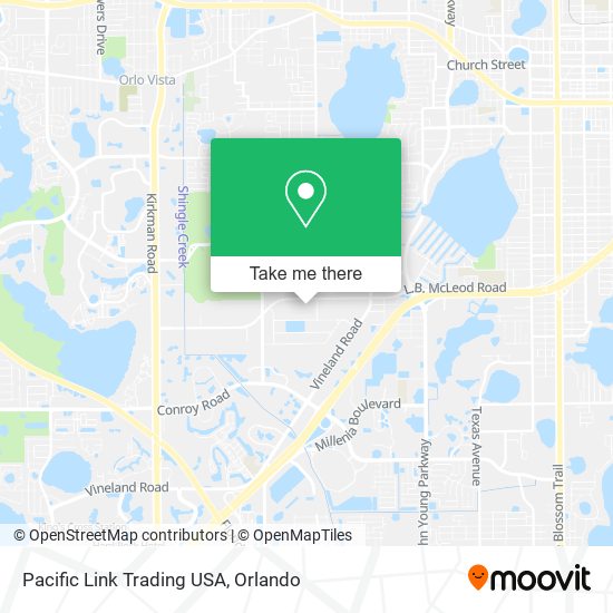 Pacific Link Trading USA map