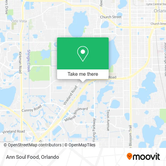 Ann Soul Food map