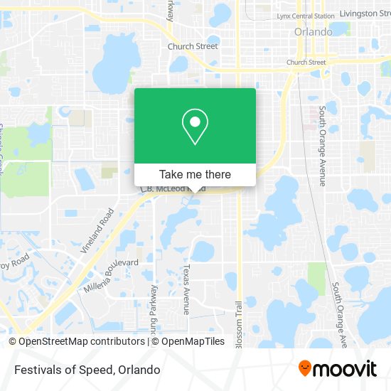 Festivals of Speed map